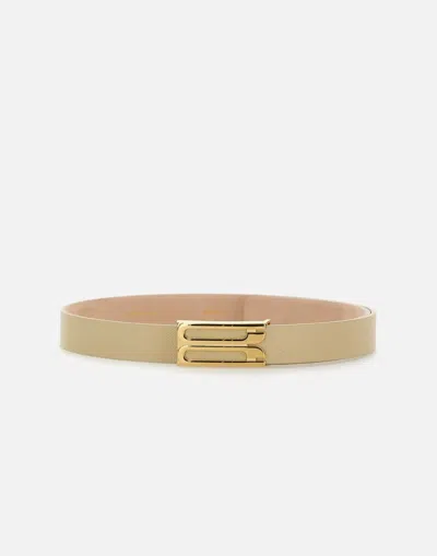 Victoria Beckham Belts In Neutral