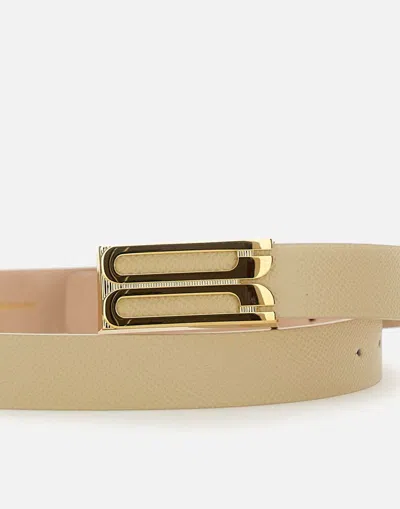 Victoria Beckham Belts In Neutral