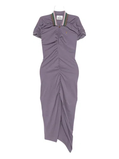 Vivienne Westwood Pulling Dress Organic Cotton Cadet Xs Women