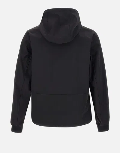 Woolrich Giacca In Tech Softshell Full Zip In Blue