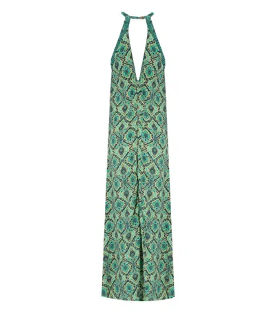Pahiesa Formentera Green Long Dress