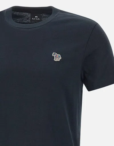 Paul Smith Stripes Logo Collar T-shirt