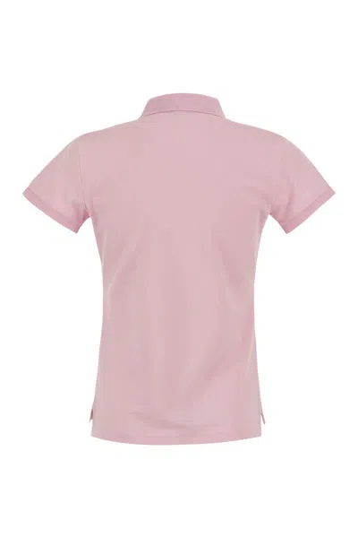 Polo Ralph Lauren 'julie' Pink Polo Shirt With Classic Collar And Pony Embroidery On The Front