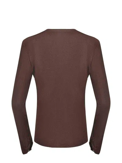 Solotre Sweaters In Burgundy