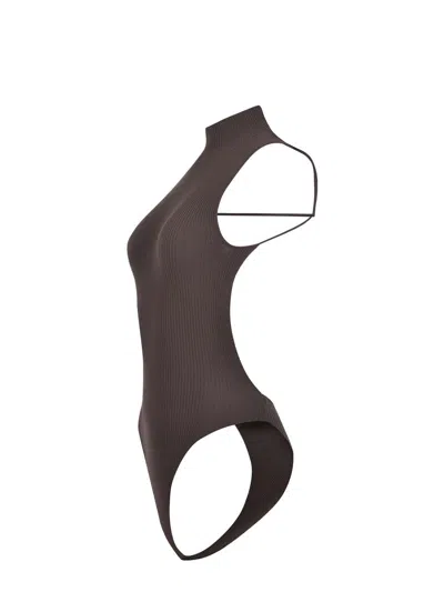 Solotre Body  Made Of A Viscose Blend. In Gray