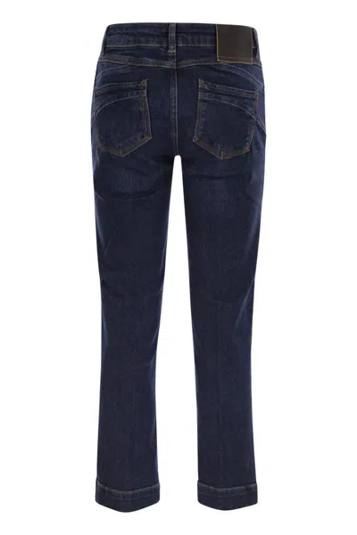 Sportmax Women's Umbria Mini Flare Denim Trousers In Blue