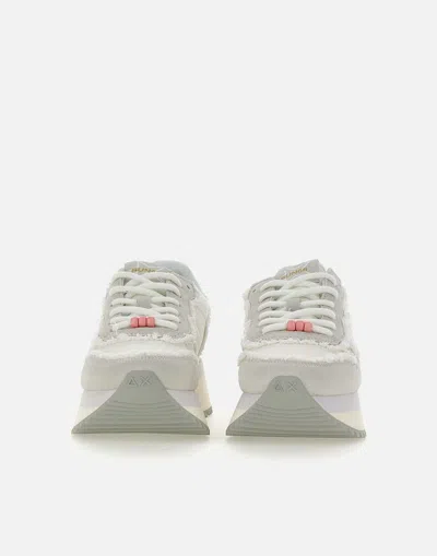 Sun68 Big Stargirl Platform Sneakers In Gray