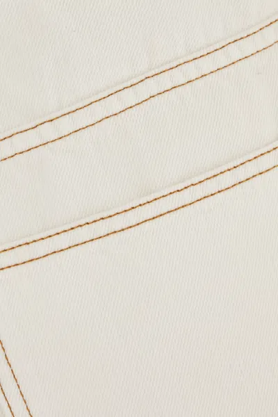 Givenchy Men White Denim Wide-leg Jeans In White