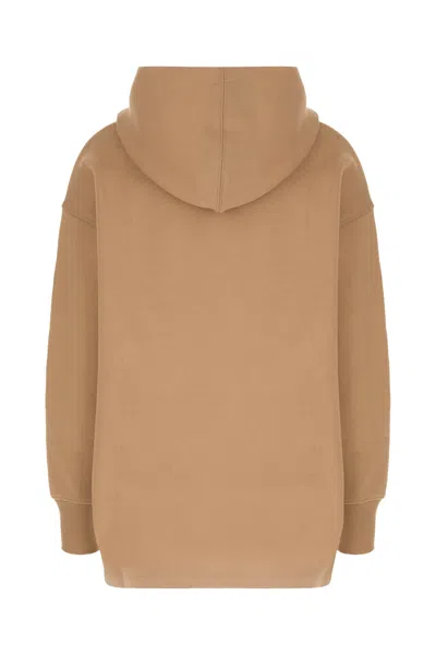 's Max Mara Visiera Hooded Sweatshirt Max Mara Logo Sweatshirts Beige