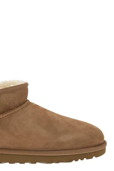 Ugg Brown 'ultra Mini' Boots In Brown