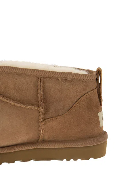 Ugg Brown 'ultra Mini' Boots In Brown