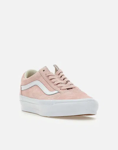 Vans Lx Old Skool Pink Suede Sneakers In Pink