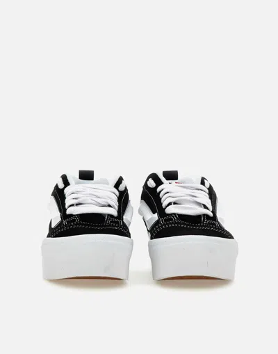 Vans Knu Stack Woman Sneakers Black Size 8 Leather In Black