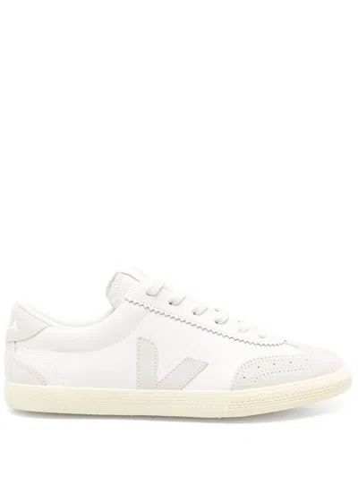 Veja Volley O.t. Leather Sneakers In White