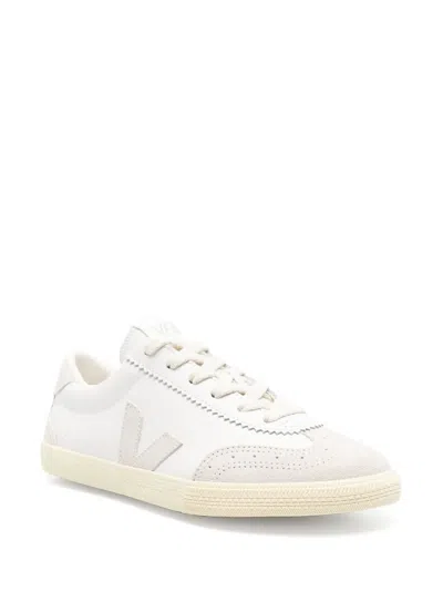 Veja Volley O.t. Leather Sneakers In White