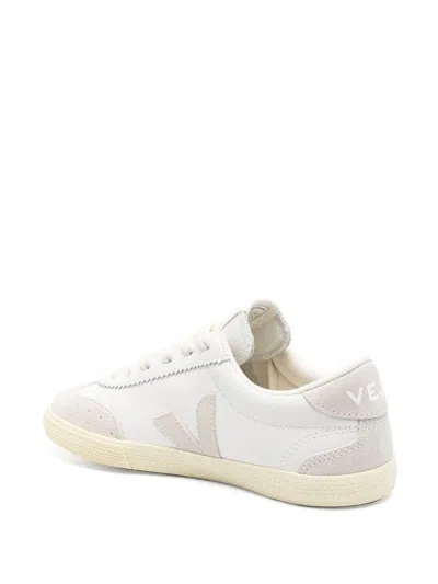 Veja Volley O.t. Leather Sneakers In White