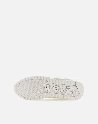 W6yz W6 Yz Jet M Grey Nylon Suede Sneakers