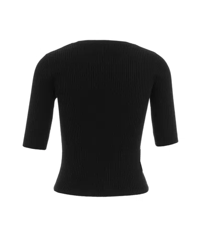 Pinko Wool Sweater In Black