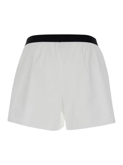 Tom Ford White Briefs With Branded Band In Tech Fabric Man