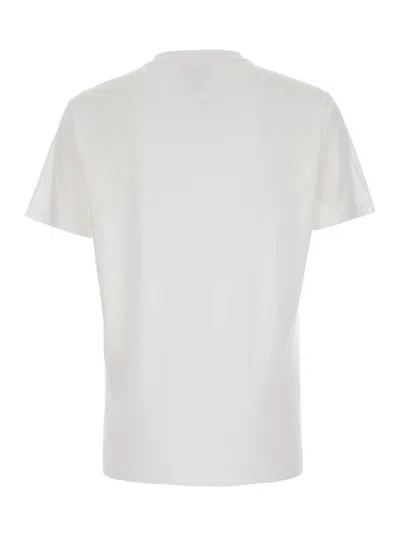 Emporio Armani White T-shirt With Logo On The Left Front