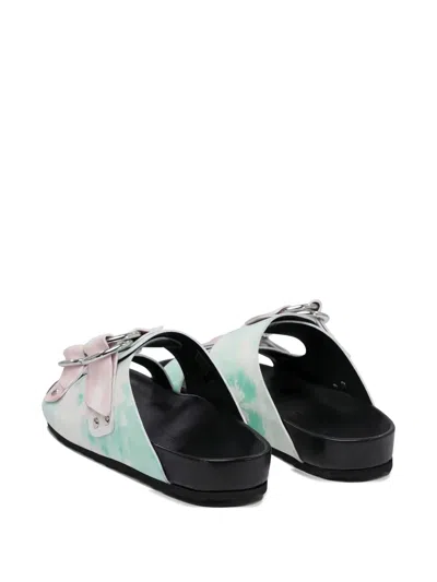 Pierre Hardy Leather Black Sandals In Multi