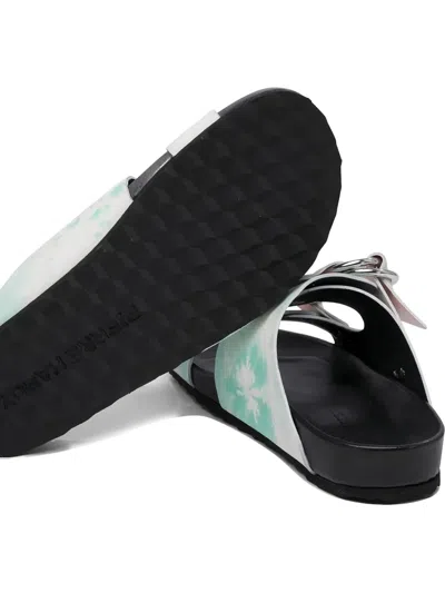 Pierre Hardy Leather Black Sandals In Multi