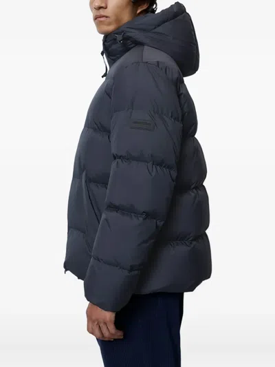 Marc O'polo Hooded Quilted Puffer Jacket In Black