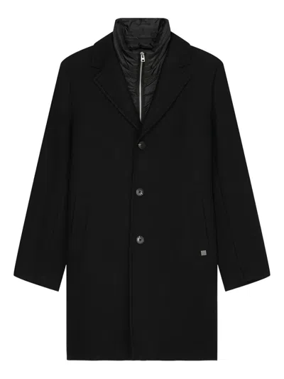 Marc O'polo Single-breasted Wool Coat In Black