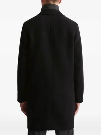 Marc O'polo Single-breasted Wool Coat In Black