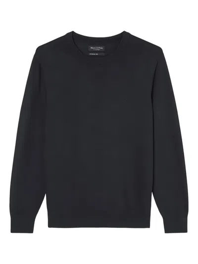 Marc O'polo Crew-neck Sweater In Black