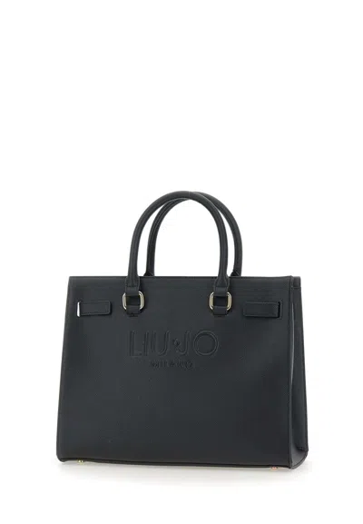Liu •jo Liu Jo Halona Vegan Leather Handbag In Black