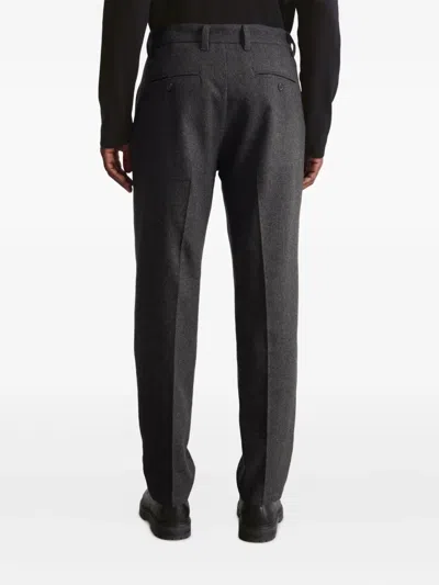 Marc O'polo Felted Trousers In Gray