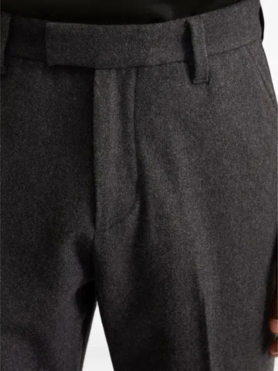 Marc O'polo Felted Trousers In Gray