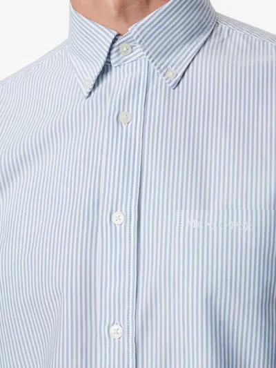 Marc O'polo Striped Button-down Shirt In Blue