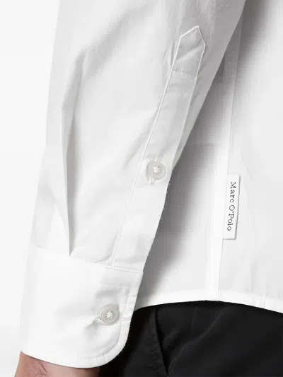 Marc O'polo Long-sleeves Button-down Shirt In White