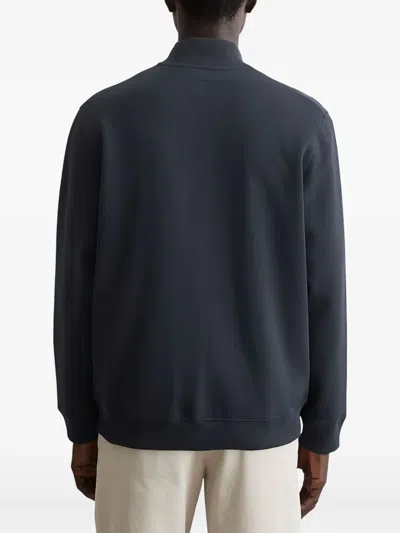 Marc O'polo Zip-up Bomber Jacket In Blue