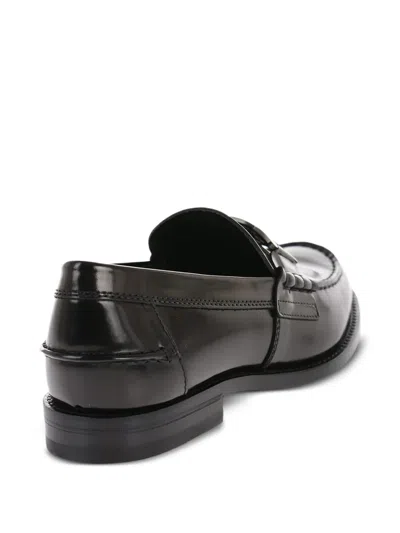 Tod's Chain-detailed Brushed Loafers