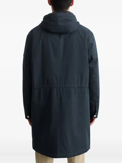 Marc O'polo Hooded Parka Coat In Blue
