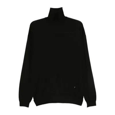 Moschino Sweaters In Black