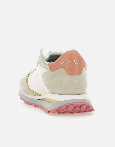Philippe Model Leather Sneakers In Gold