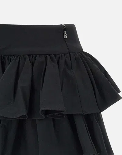 Rotate Birger Christensen High Waistband Ruffle Mini Skirt