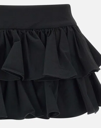 Rotate Birger Christensen High Waistband Ruffle Mini Skirt