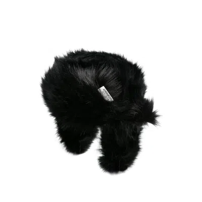 Ruslan Baginskiy Faux-fur Ear Flaps Hat In Black