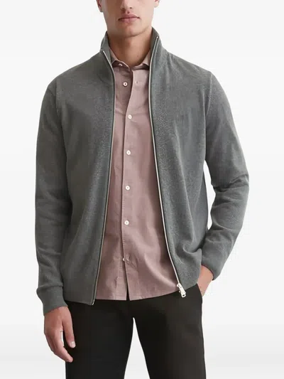Marc O'polo Zip-up Cardigan In Gray