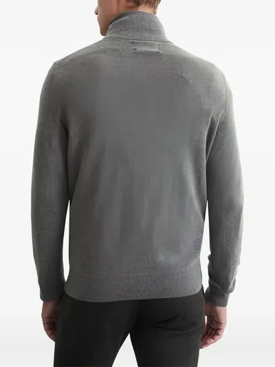 Marc O'polo Zip-up Cardigan In Gray