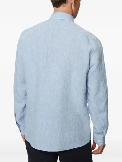 Marc O'polo Linen Shirt In Blue