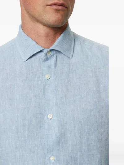 Marc O'polo Linen Shirt In Blue