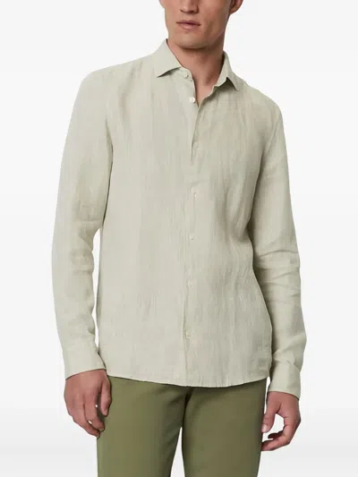 Marc O'polo Linen Shirt In White