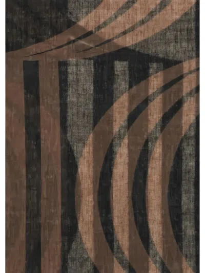 Marc O'polo Graphic-patterned Fringed Scarf In Multi