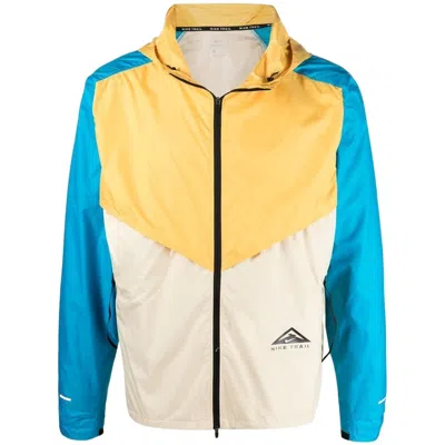 Nike Windrunner Colour-block Windbreaker In Multi